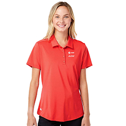 LADIES ADIDAS SOLID POLO